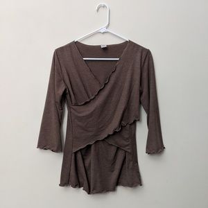 Japanese Weekend Tops - 🌸Japanese Weekend Flutter Cross (Nursing) Size: S Japanese Weekend Tops - 🌸Japanese Weekend Flutter Cross (Nursing) Size: S